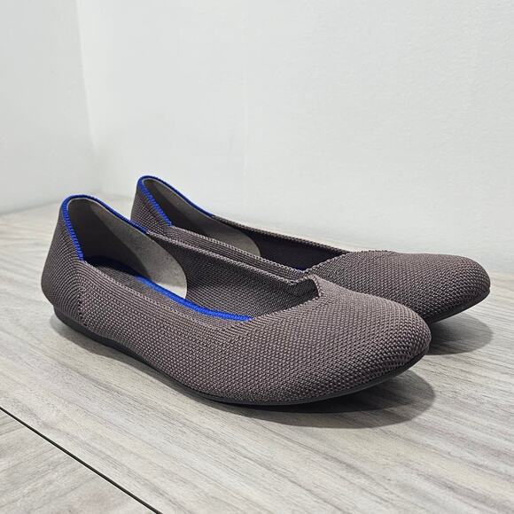 Rothy’s The Flat in mauve mink Muted Purple Women 6.5 round toe retired brown - Picture 1 of 9